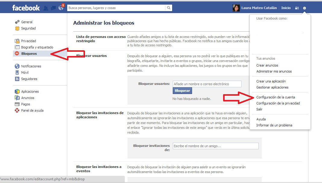 Bloquear aplicaciones o juegos en Facebook. paso 4