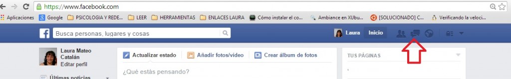 mensajes carpeta otros de facebook 1