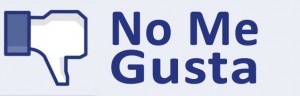 botón no me gusta de Facebook 