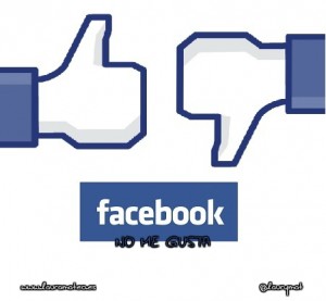 Facebook botón no me gusta 